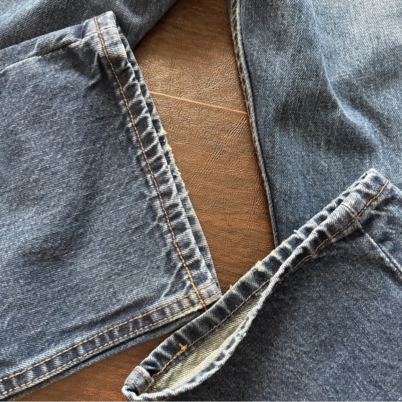 Mens Blue Straight Jeans 36 x30 - Picture 7 of 10